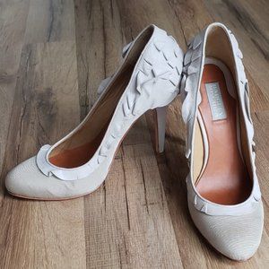 Badgley Mischka White High Heels 9M
